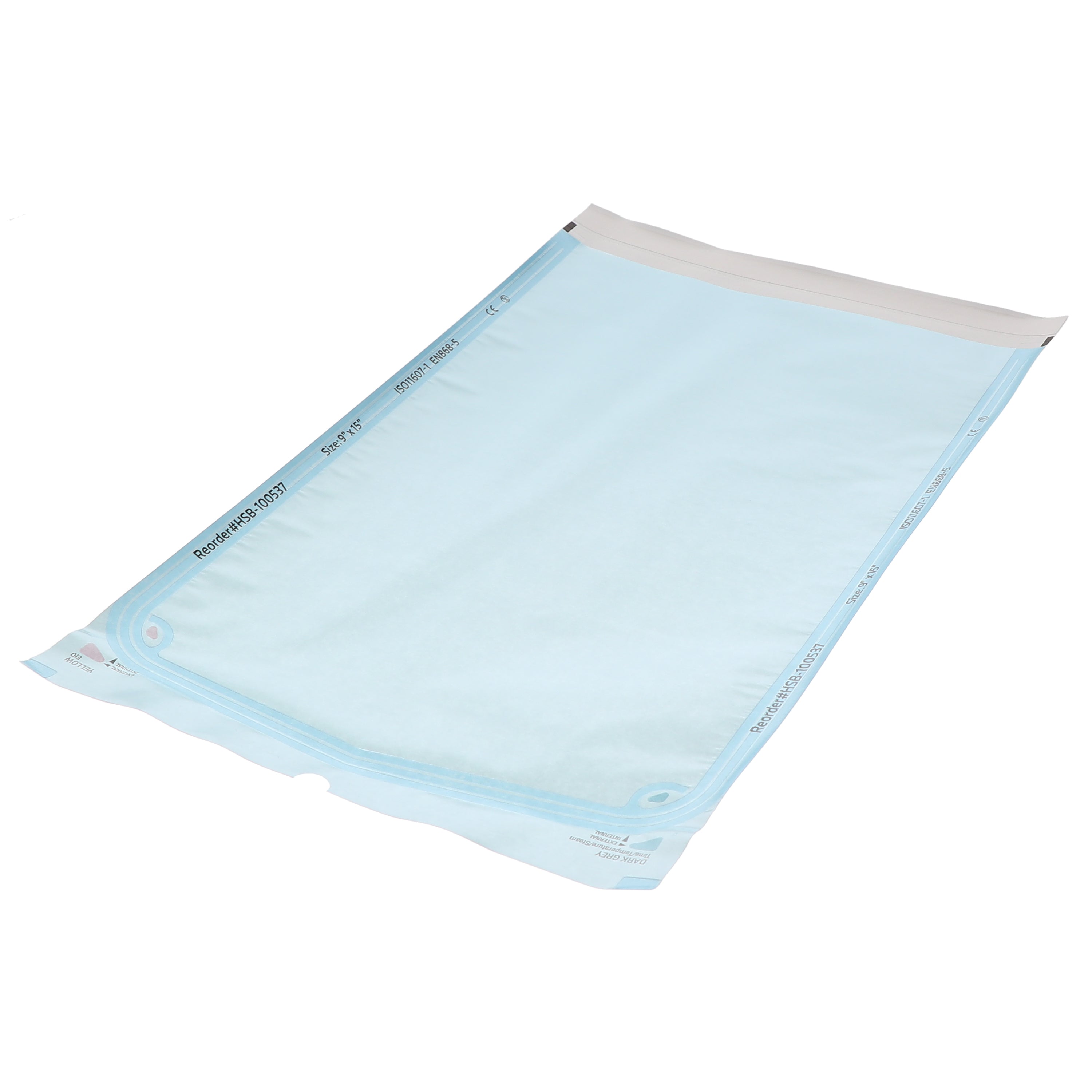 House Brand Dentistry 100537 HSB Self-Sealing Sterilization Pouches 9 House Brand Dentistry 100537 HSB Self-Sealing Sterilization Pouches 9